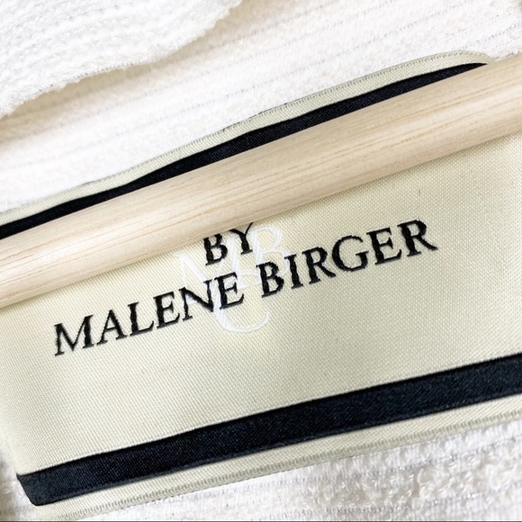 By Malene Birger Blazer Jacket Ivory Cream Beaded Open Front 40 - Picture 6 of 9